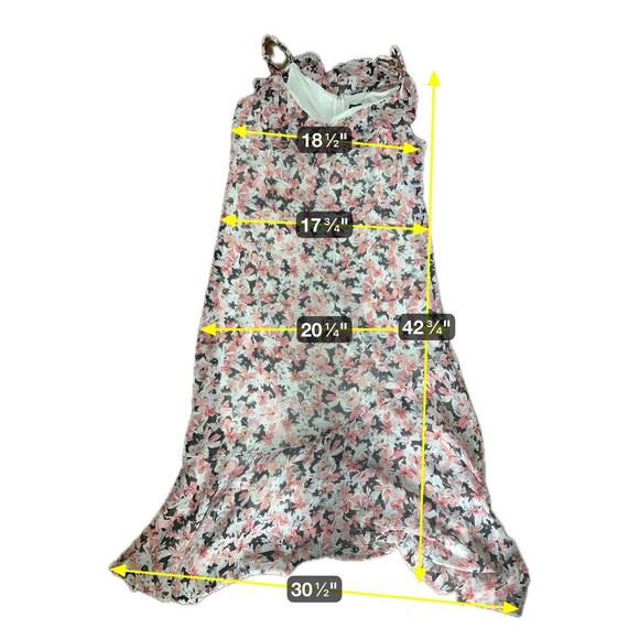 Jenny K Future Collective Dress Floral Empire Ruffle Midi Sundress Size 14 NWOT - Picture 8 of 8